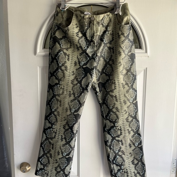 Miaou faux leather snake pants - Picture 3 of 6